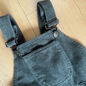 Dotty Dungarees Olive Green Adorable Corduroy Overalls